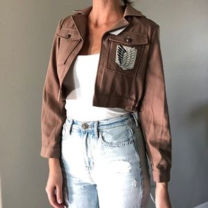 Attack on Titan Cropped Cosplay Jacket from Japan! Women’s Size M, Fits like XS